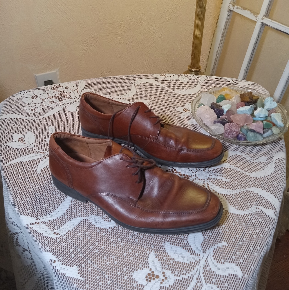 Flexi Mens Oxfords Brown Sz 10 They Have A Few Scuffs